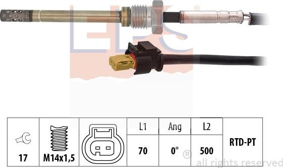 MDR EPS-1220 079 - Senzor, temperatura Ispušnih plinova www.molydon.hr