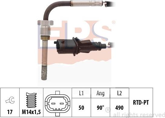 MDR EPS-1220 294 - Senzor, temperatura Ispušnih plinova www.molydon.hr