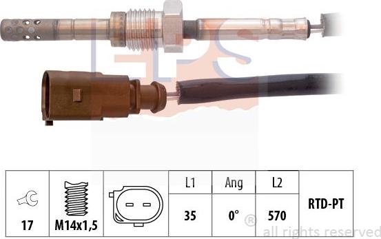 MDR EPS-1220 267 - Senzor, temperatura Ispušnih plinova www.molydon.hr