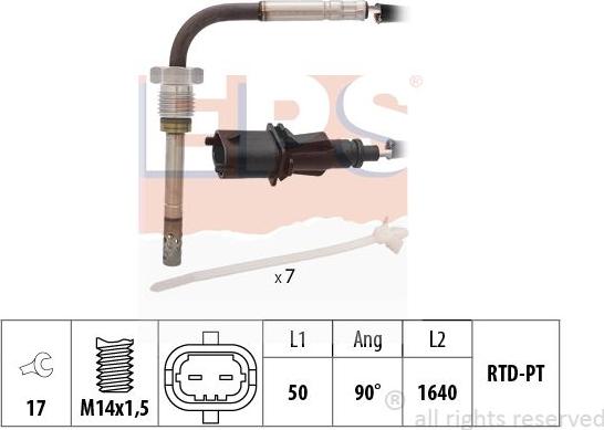 MDR EPS-1220 225 - Senzor, temperatura Ispušnih plinova www.molydon.hr