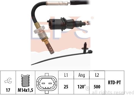 MDR EPS-1220 223 - Senzor, temperatura Ispušnih plinova www.molydon.hr