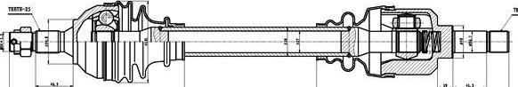 MDR GSP-245160 - Pogonska osovina www.molydon.hr