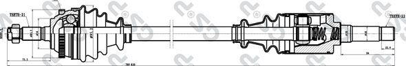 MDR GSP-210186 - Pogonska osovina www.molydon.hr