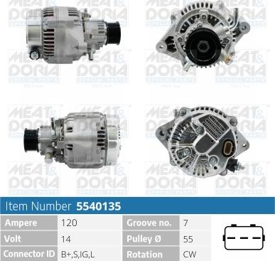 Meat & Doria 5540135 - Alternator www.molydon.hr