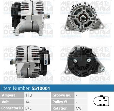 Meat & Doria 5510001P - Alternator www.molydon.hr