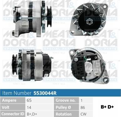 Meat & Doria 5530044R - Alternator www.molydon.hr