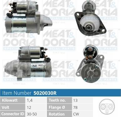 Meat & Doria 5020030R - Starter www.molydon.hr