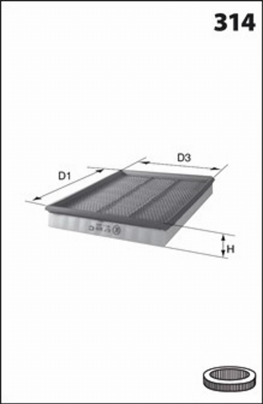 Mecafilter 141 - Filter za zrak www.molydon.hr