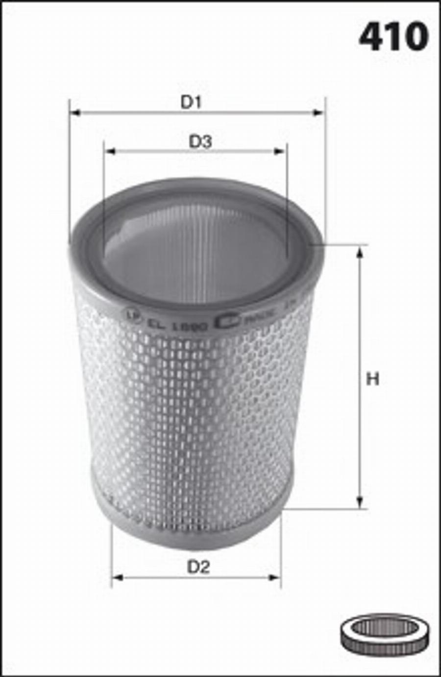 Mecafilter 151 - Filter za zrak www.molydon.hr