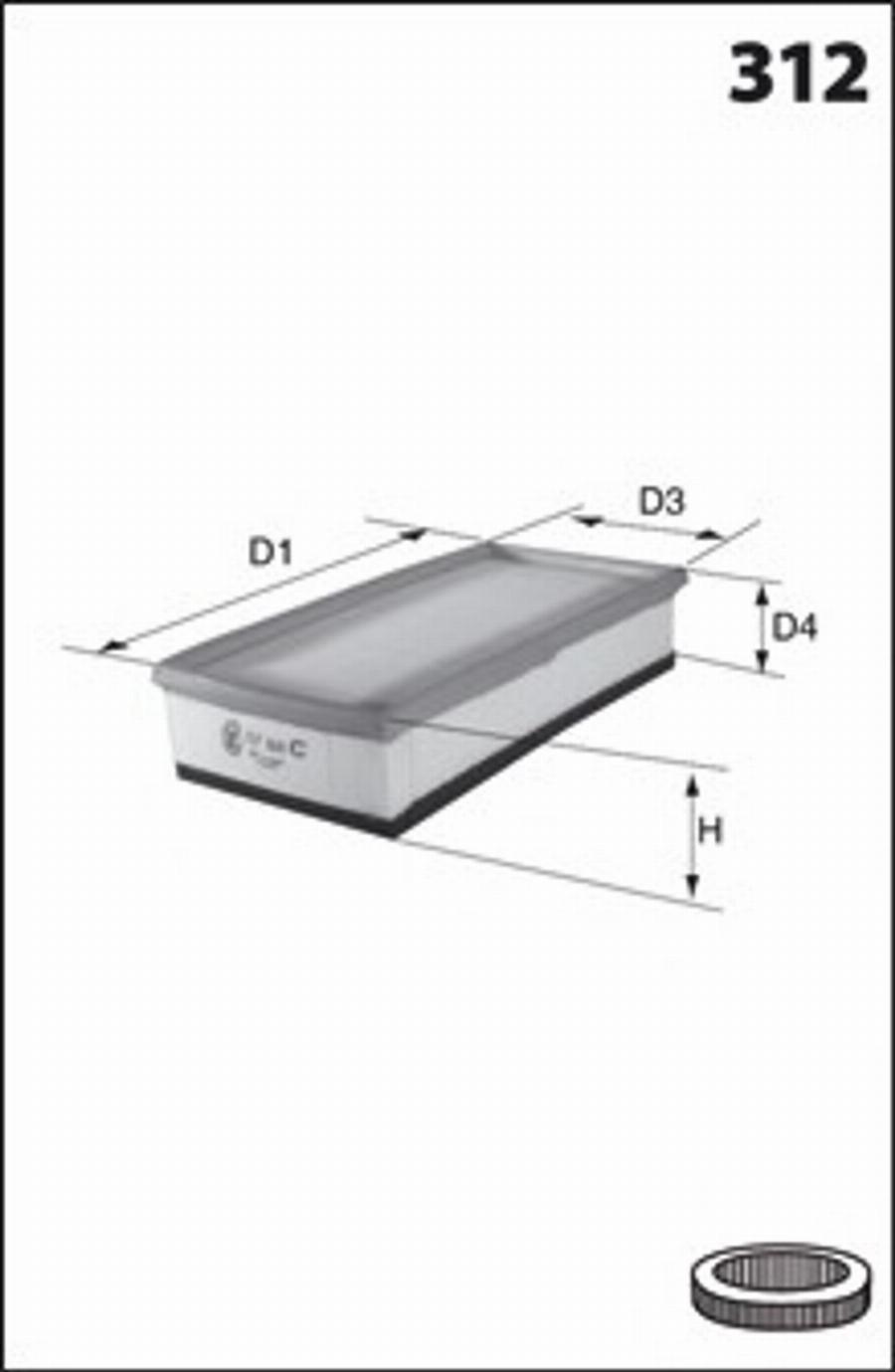 Mecafilter 137 - Filter za zrak www.molydon.hr