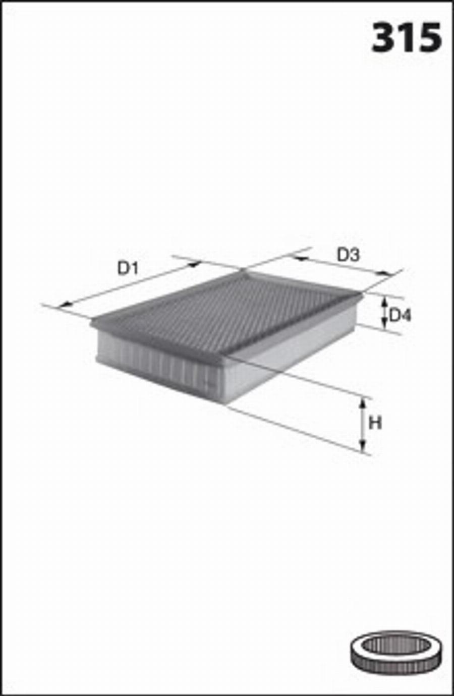 Mecafilter 275 - Filter za zrak www.molydon.hr