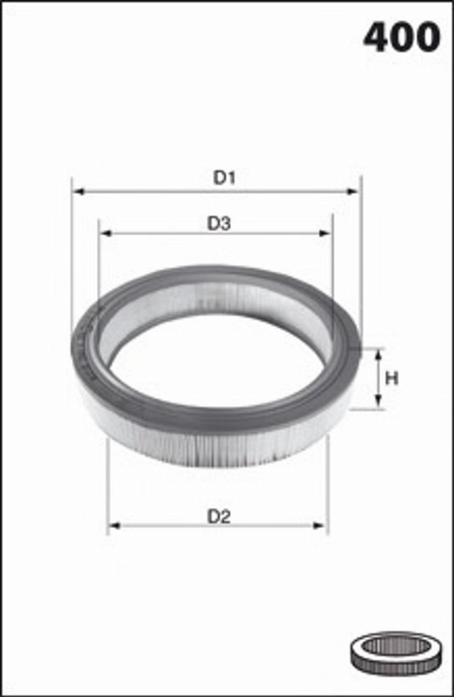 Mecafilter 127 - Filter za zrak www.molydon.hr