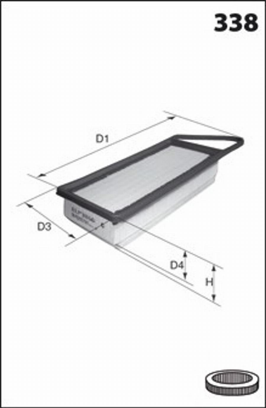 Mecafilter 233 - Filter za zrak www.molydon.hr