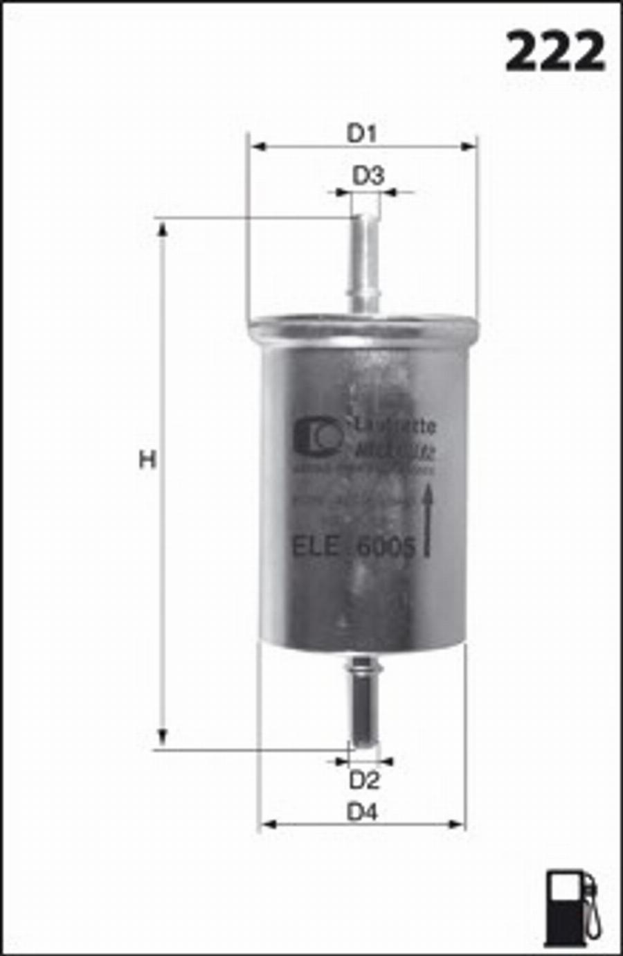 Mecafilter E03 - Filter za gorivo www.molydon.hr