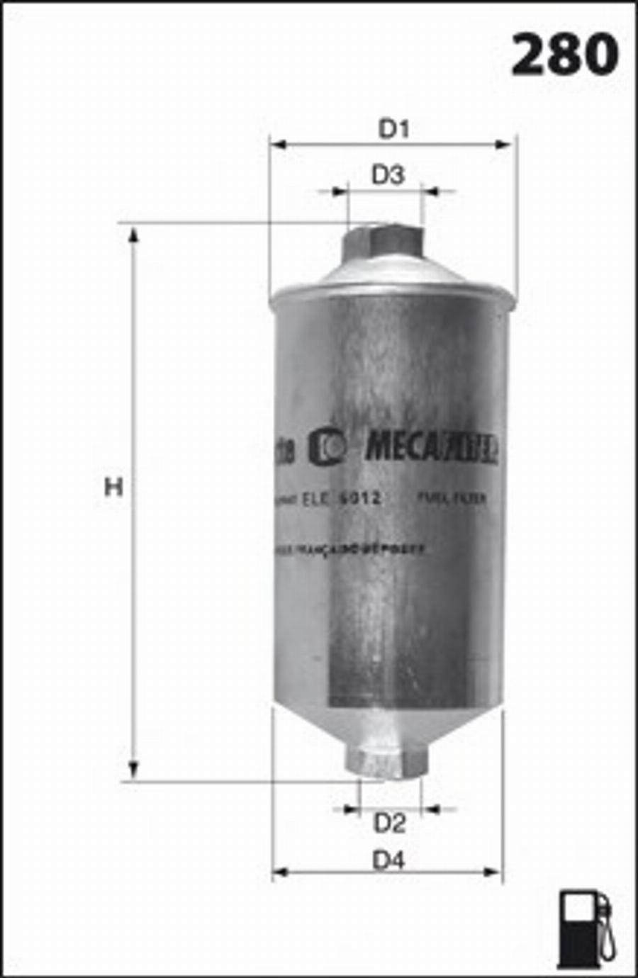 Mecafilter E11 - Filter za gorivo www.molydon.hr