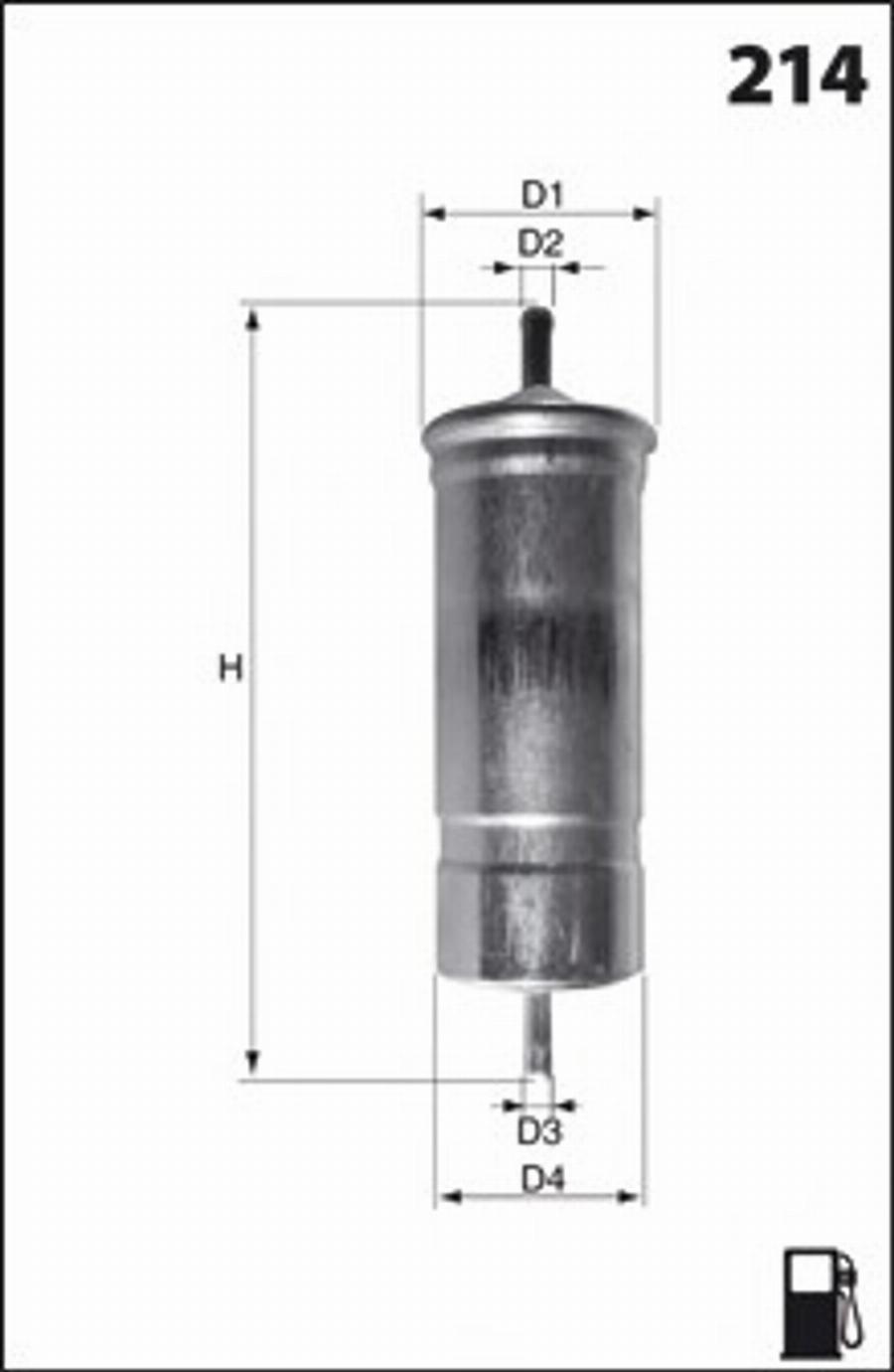 Mecafilter E13 - Filter za gorivo www.molydon.hr