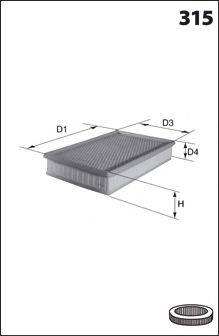 Mecafilter ELP3817 - Filter za zrak www.molydon.hr