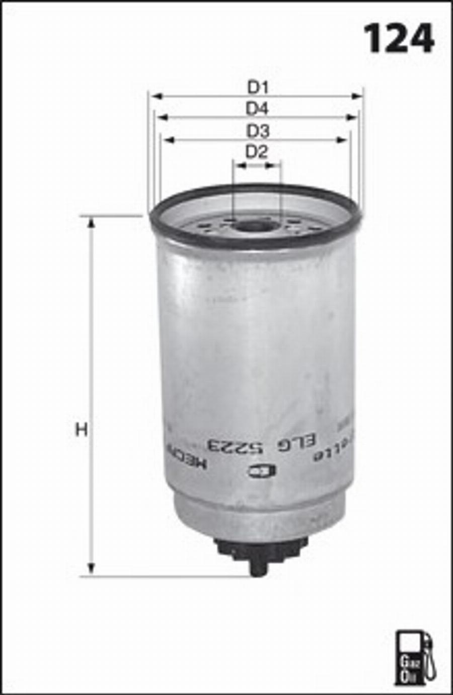 Mecafilter G48 - Filter za gorivo www.molydon.hr