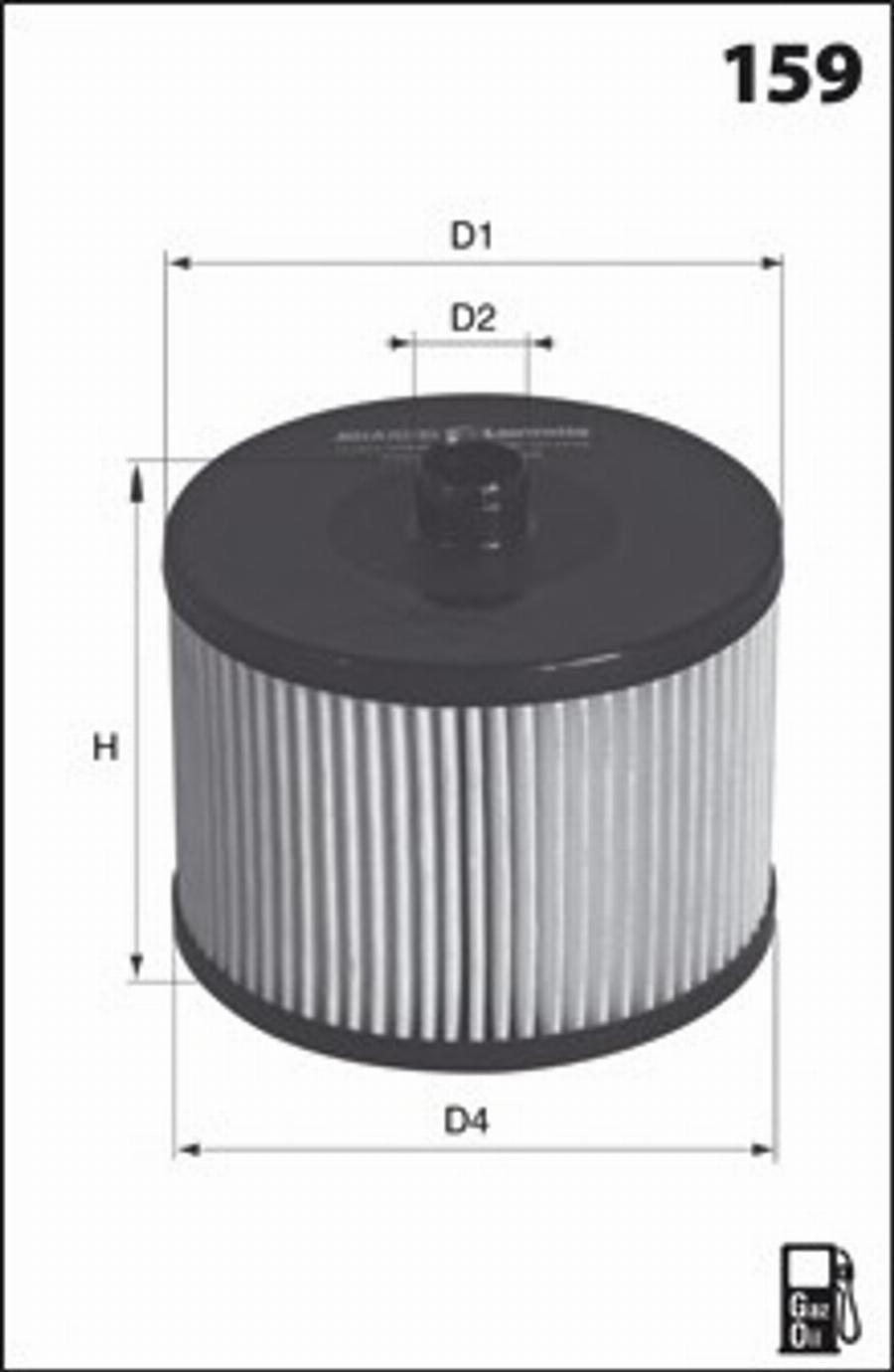 Mecafilter G42 - Filter za gorivo www.molydon.hr