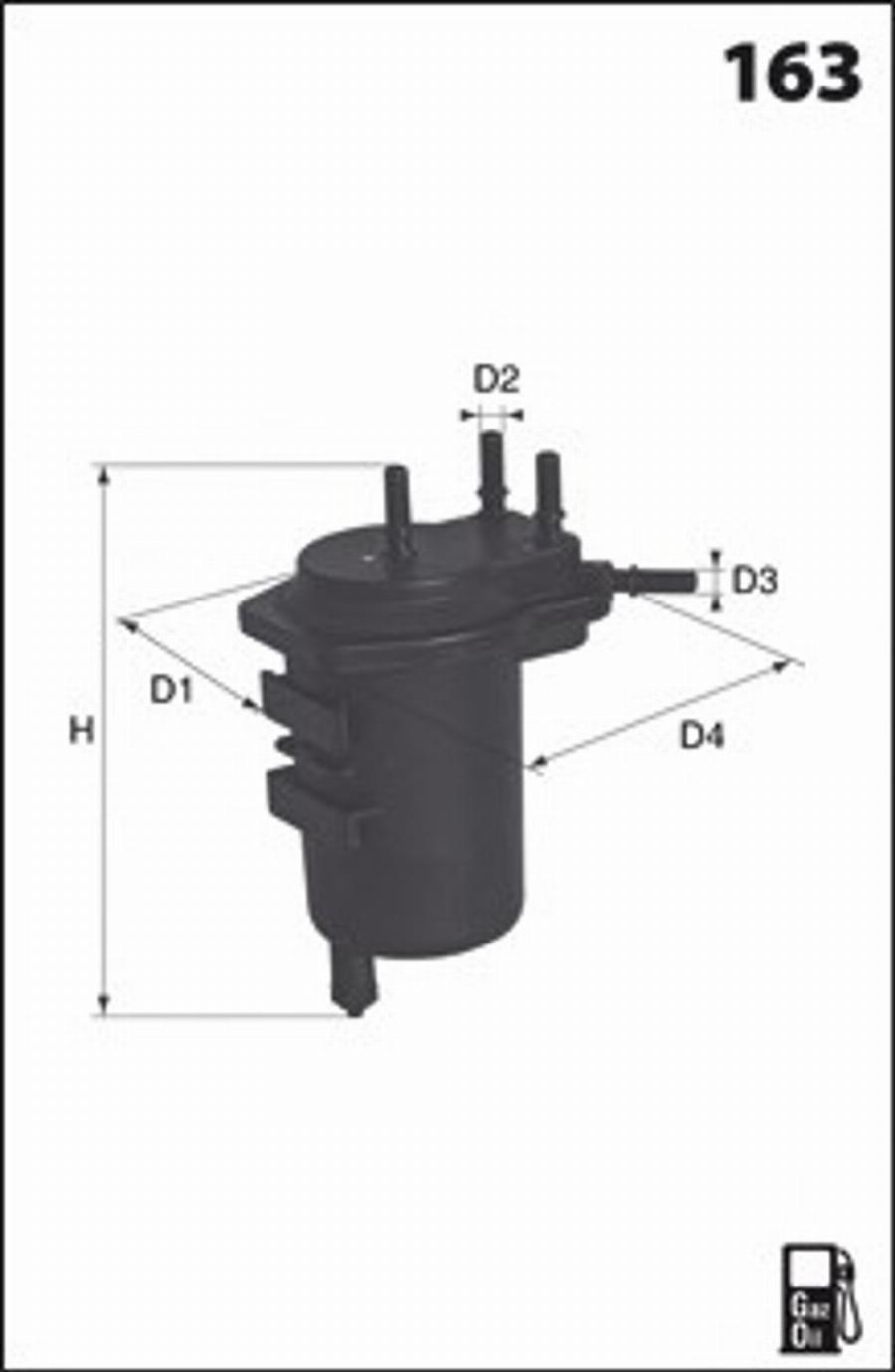 Mecafilter G69 - Filter za gorivo www.molydon.hr