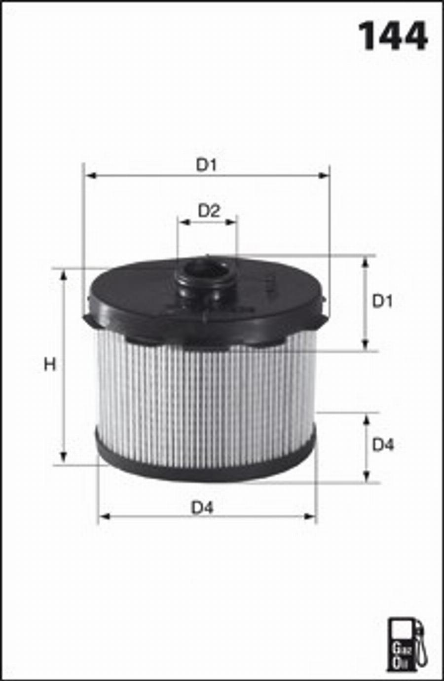 Mecafilter G04 - Filter za gorivo www.molydon.hr