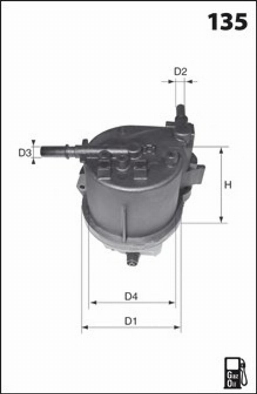 Mecafilter G73 - Filter za gorivo www.molydon.hr