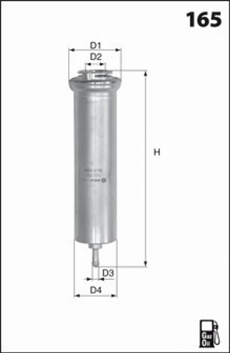 Mecafilter G71 - Filter za gorivo www.molydon.hr