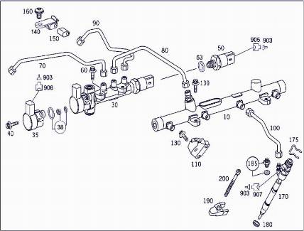 Mercedes-Benz A 628 078 02 49 - Ventil za reguliranje pritiska, Common-rail sistem www.molydon.hr