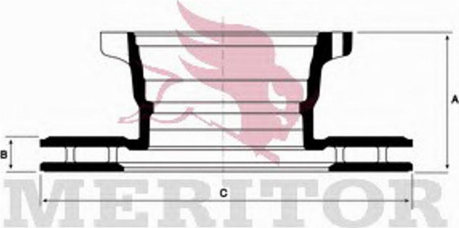 Meritor MBR5040 - Kočioni disk www.molydon.hr