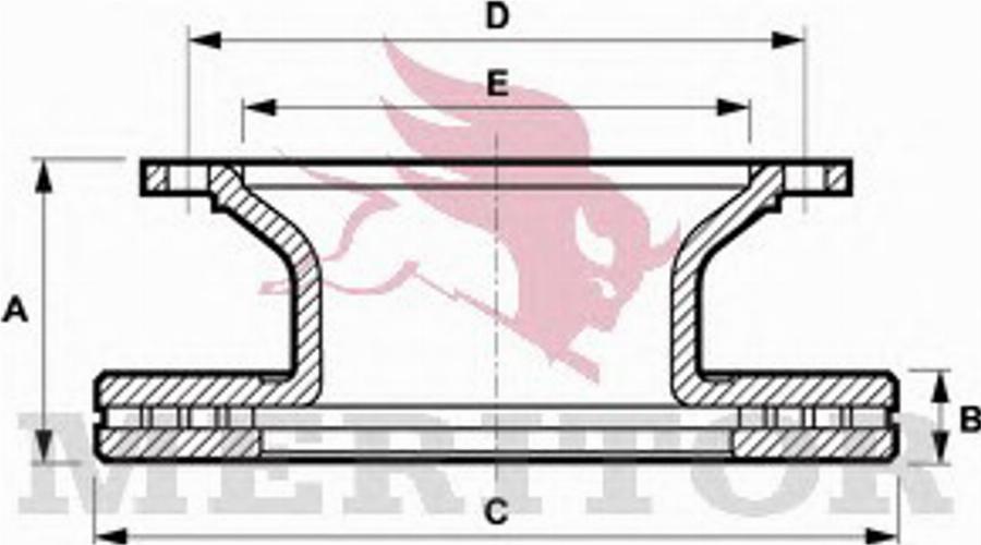 Meritor MBR5074 - Kočioni disk www.molydon.hr