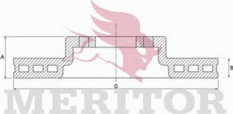 Meritor MBR2694 - Kočioni disk www.molydon.hr