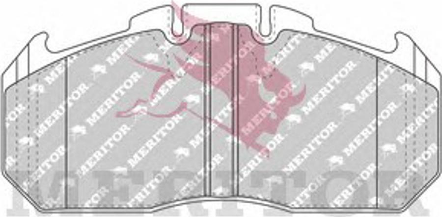 Meritor MDP1404 - Komplet Pločica, disk-kočnica www.molydon.hr