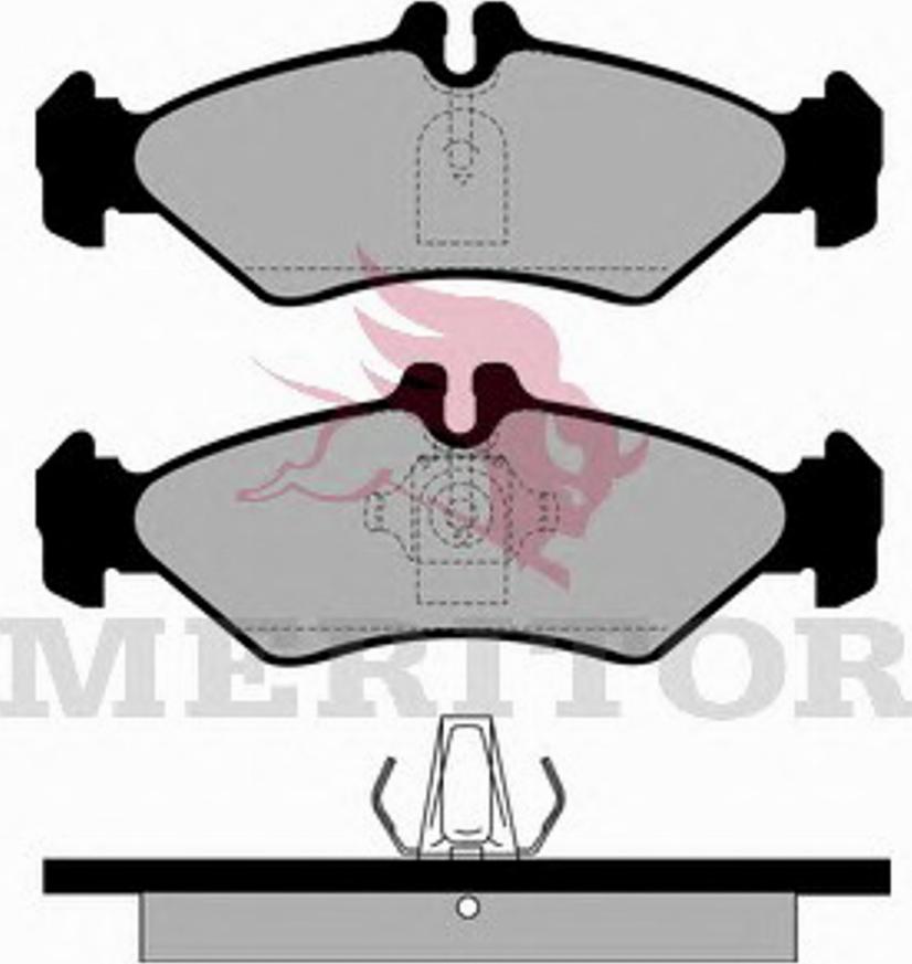 Meritor MDP1039 - Komplet Pločica, disk-kočnica www.molydon.hr