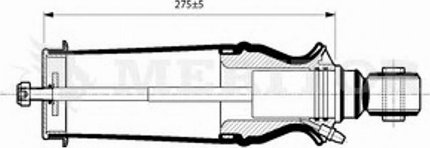 Meritor MLF5109 - Amortizer, Ovjes kabine vozaca www.molydon.hr