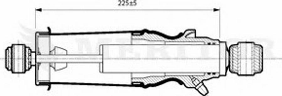 Meritor MLF5104 - Amortizer, Ovjes kabine vozaca www.molydon.hr