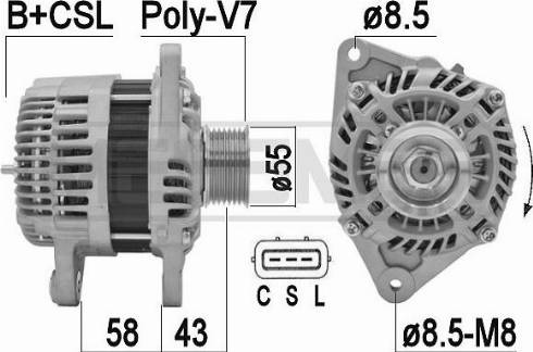 Messmer 209449A - Alternator www.molydon.hr