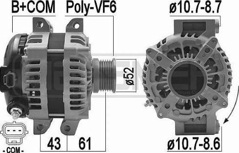 Messmer 209465A - Alternator www.molydon.hr