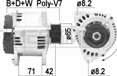 Messmer 209415A - Alternator www.molydon.hr