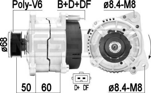 Messmer 209439A - Alternator www.molydon.hr