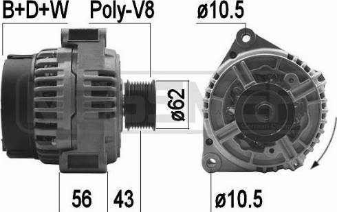 Messmer 209479A - Alternator www.molydon.hr