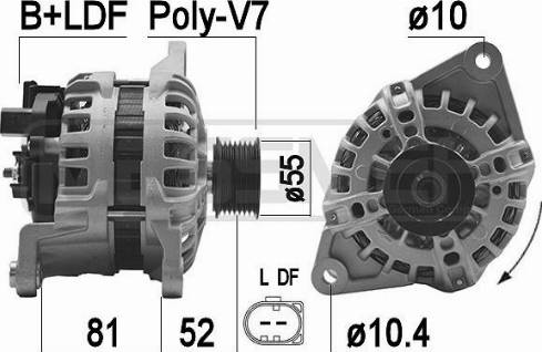 Messmer 209478A - Alternator www.molydon.hr