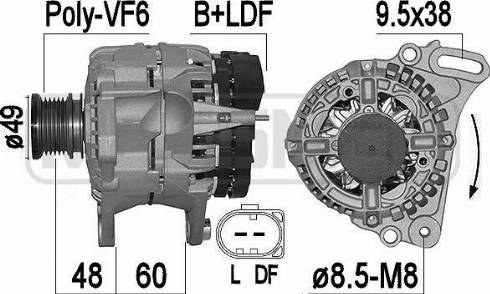 Messmer 209542A - Alternator www.molydon.hr