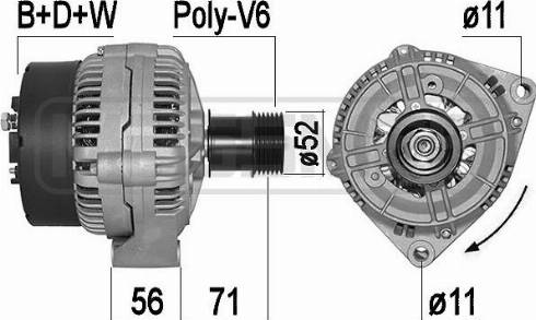 Messmer 209559A - Alternator www.molydon.hr