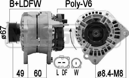 Messmer 209554A - Alternator www.molydon.hr