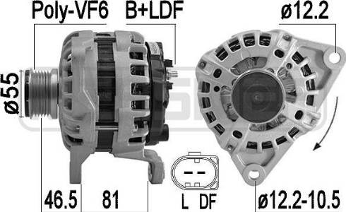 Messmer 209558A - Alternator www.molydon.hr