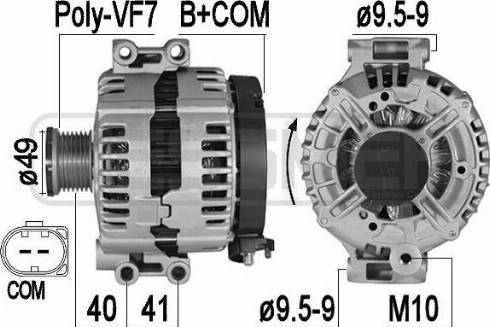 Messmer 209557A - Alternator www.molydon.hr