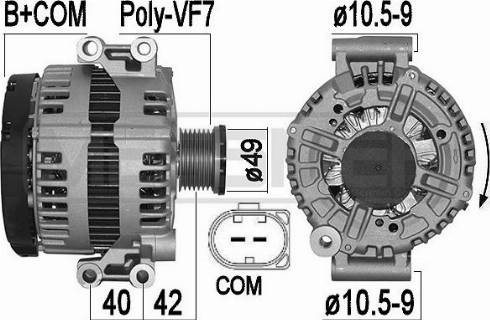 Messmer 209560A - Alternator www.molydon.hr