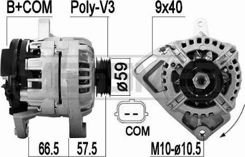 Messmer 209567A - Alternator www.molydon.hr