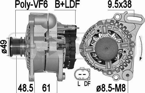 Messmer 209502A - Alternator www.molydon.hr