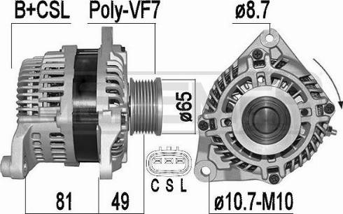 Messmer 209519A - Alternator www.molydon.hr